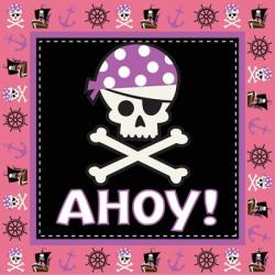 Ahoy Pirate Girl III | Obraz na stenu