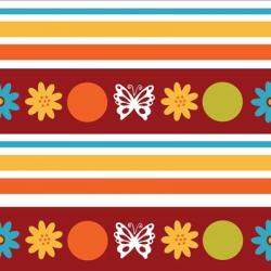 Butterflies and Blooms Playful VIII | Obraz na stenu
