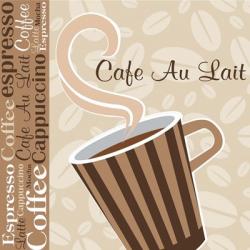 Cafe Au Lait Cocoa Latte IX | Obraz na stenu