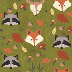 Fall Animal Pattern | Obraz na stenu