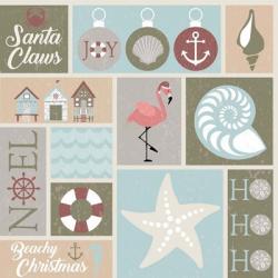 Coastal Christmas Collage | Obraz na stenu