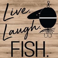 Live Laugh Fish | Obraz na stenu