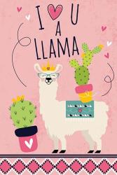I Love You a Llama | Obraz na stenu