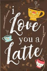 I Love You a Latte | Obraz na stenu