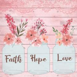 Faith Hope Love | Obraz na stenu