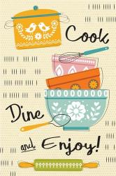 Cook, Dine, and Enjoy! | Obraz na stenu