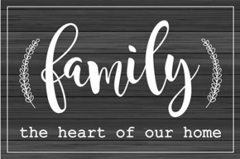 Family is the Heart of Our Home | Obraz na stenu