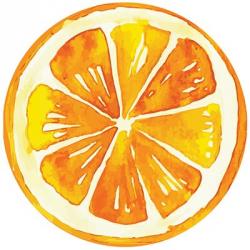 Orange Plate | Obraz na stenu