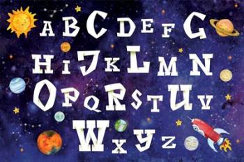 Space Alphabet | Obraz na stenu