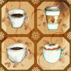 Coffee Frenzy Pattern II | Obraz na stenu