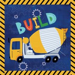 Build - Cement Truck | Obraz na stenu