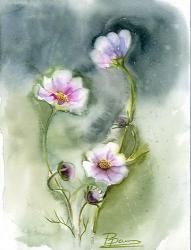 Purple Flowers II | Obraz na stenu