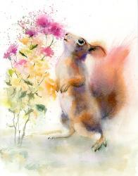 Sniffing Squirrel | Obraz na stenu