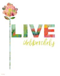 Live Deliberately | Obraz na stenu