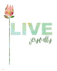 Live Joyfully | Obraz na stenu