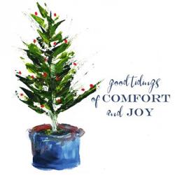 Comfort, Joy Little Christmas Tree | Obraz na stenu