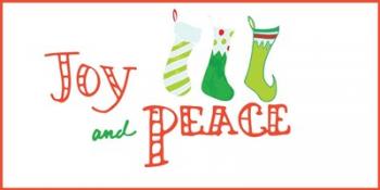 Joy and Peace Stockings | Obraz na stenu