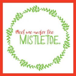 Meet Me Under Mistletoe | Obraz na stenu