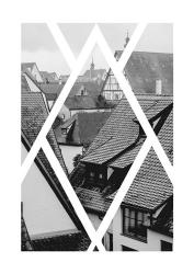 Rothenburg Housetops | Obraz na stenu
