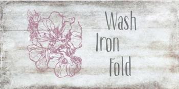 Wash, Iron, Fold | Obraz na stenu