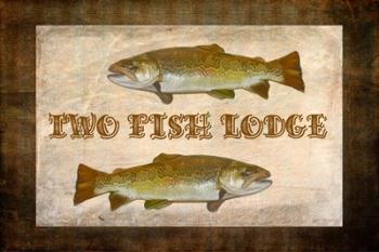 Tow Fish Lodge II | Obraz na stenu