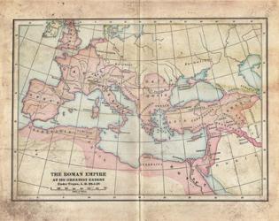 Vintage Roman Empire Map | Obraz na stenu