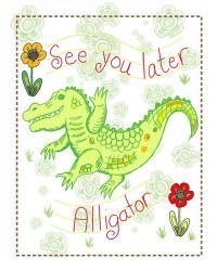 See You Later Alligator | Obraz na stenu