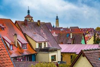 Red Roofs of Rothenburg I | Obraz na stenu