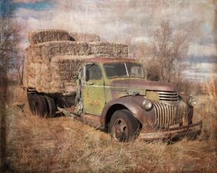 Vintage Hay Truck | Obraz na stenu