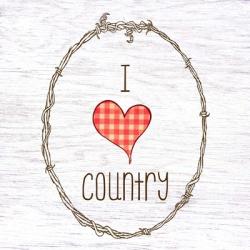 I Love Country | Obraz na stenu