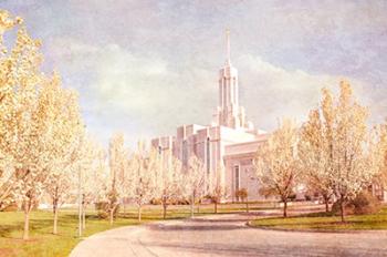 Mt. Timpanogas Temple II | Obraz na stenu