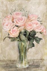 Pink Rose Vase | Obraz na stenu