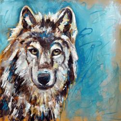 Brown Wolf | Obraz na stenu