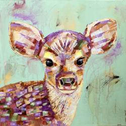 Celadon Deer | Obraz na stenu