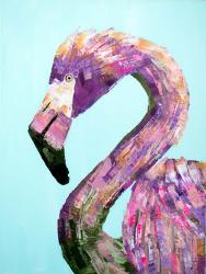 Purple Flamingo | Obraz na stenu