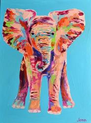 Baby Pink Elephant | Obraz na stenu