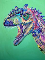 Green Dinosaur | Obraz na stenu