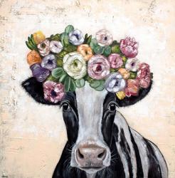 Flower Cow Crown | Obraz na stenu