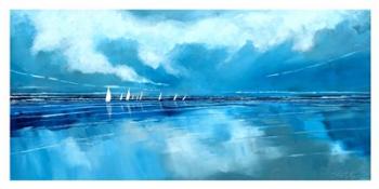 Blue Sky and Boats V | Obraz na stenu