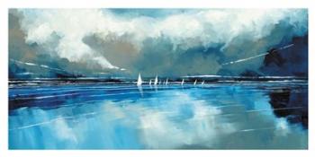 Blue Sky and Boats I | Obraz na stenu