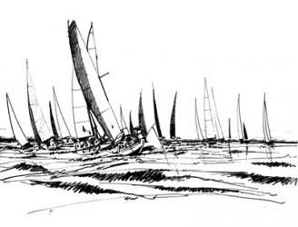 Boat Sketch II | Obraz na stenu