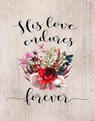 His Love Endures Forever | Obraz na stenu