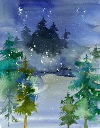 Watercolor Winter | Obraz na stenu