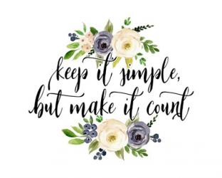 Keep It Simple | Obraz na stenu