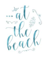 At the Beach - Blue | Obraz na stenu