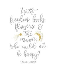 Oscar Wilde Freedom Quote | Obraz na stenu