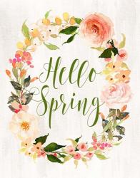 Hello Spring Wreath II | Obraz na stenu