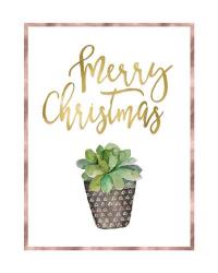 Merry Christmas Succulent | Obraz na stenu