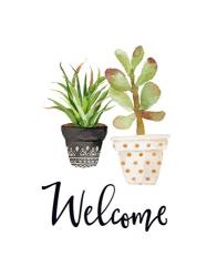 Welcome Succulents | Obraz na stenu