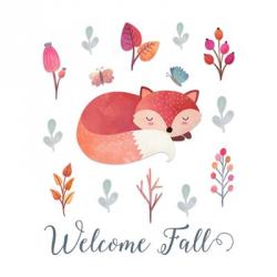 Welcome Fall Fox | Obraz na stenu